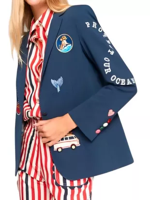 The Kelly Clarkson Show 2026 Dame Prue Leith Embroidered Blazer