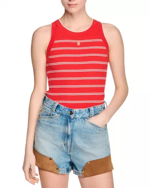 Rib Knit Vest Top