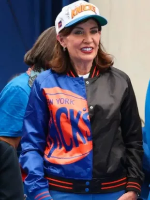 Kathy Hochul NY Knicks Championship Parade Jacket