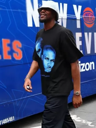 Ariel Hukporti New York Knicks Championship Parade T-Shirt