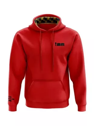 FIFA World Cup 2026 Korea Republic Red Puff Hoodie