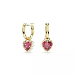 Stilla 5684760 Red Heart Earrings
