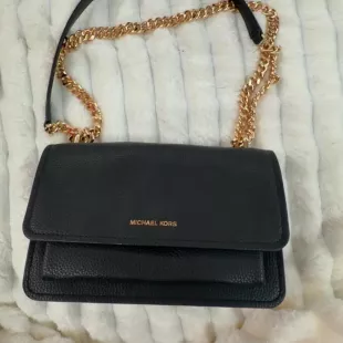 Black Leather Shoulder Bag