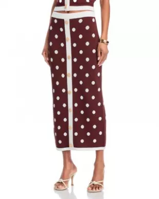 Alice Polka Dot Midi-Skirt