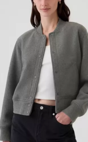 Wool Bomber Jacket