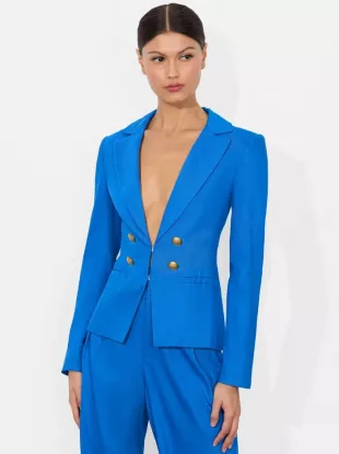 Mya Blazer in True Blue