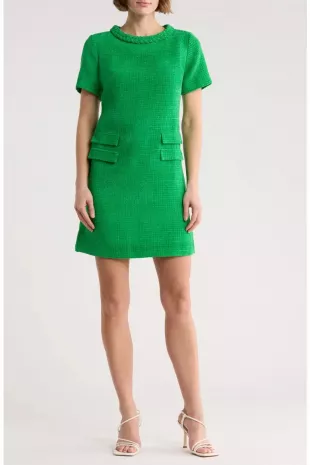 Braided Neck Shift Dressb