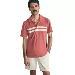 Cabana Towel Terry Surf Stripe Shirt