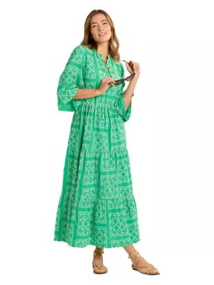 Clarisa Embroidered Maxi Dress