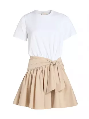 Leslie Mixed Media Dress