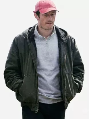 Rose of Nevada Callum Turner Green Cotton Jacket