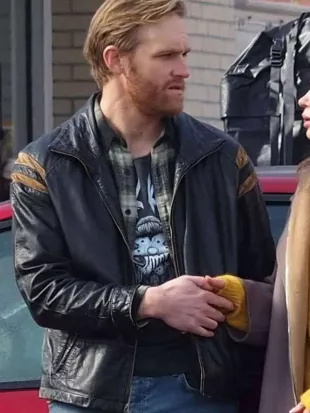 Disclosure Day Jackson Black Leather Jacket