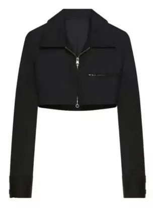 Nemesis Cleopatra Coleman Black Cropped Jacket