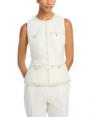 Nette Bouclé Shell Top