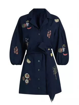 Sadie Dress in Maritime Blue