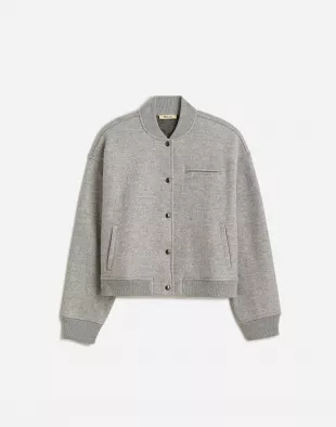 Knit Bomber Jacket