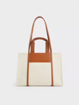 Shalia Canvas Tote Bag