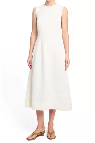 Darted Crewneck Dress