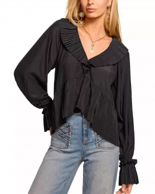 Jacklyn Pleated Top