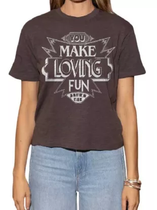 The Valley Kristen Doute Black Graphic Tee