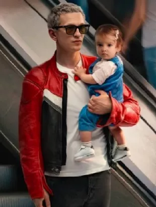 Proud 2026 Filip Raczynski Red/Black Striped Moto Jacket
