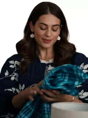 The Love Heist 2026 Lyndsy Fonseca Floral Jacket