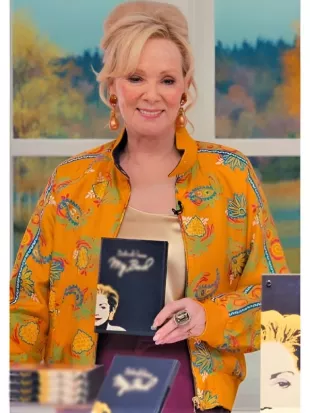 Hacks S02 Jean Smart Orange Printed Reversible Jacket