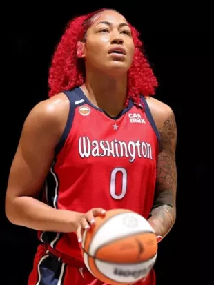 Shakira Austin Washington Mystics v Minnesota Lynx Jersey
