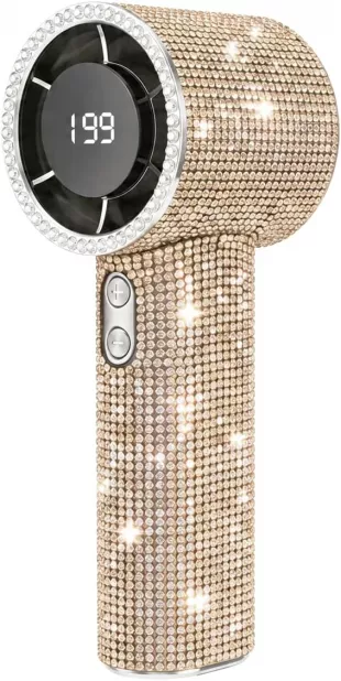 Full Diamond 1800mAh USB Rechargeable Personal Battery Operated Mini Small Pocket Mini Fan