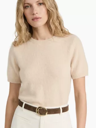 Eugeney Cashmere Top Macadamia