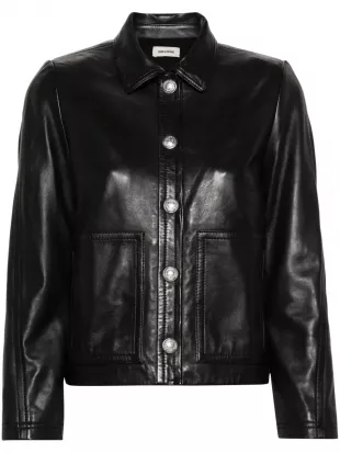 Litchi Leather Jacket