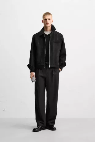Striped Wool Jacket