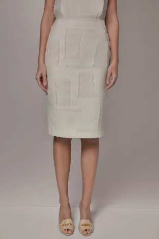 Jacquard Midi Suit Pencil Skirt