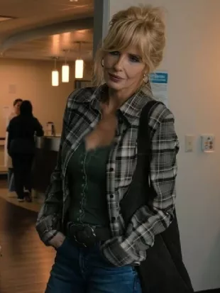 Dutton Ranch S01 Kelly Reilly Plaid Shirt