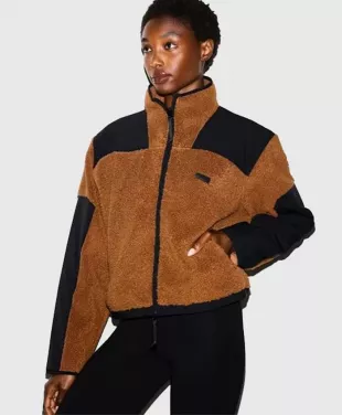 Shop Skims Teddy Brown & Black Jacket - Oskar Jacket