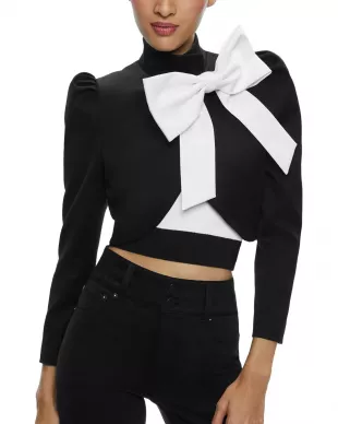 Addison Bow Cropped Blazer