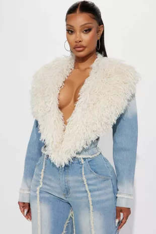 In A Mood Faux Fur  Jacket