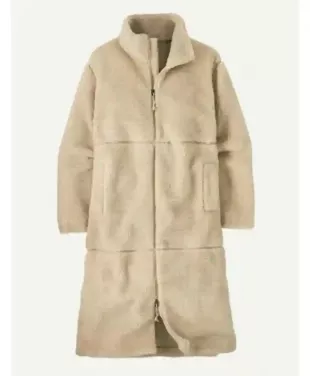 Shop Dutton Ranch S01 Beth Dutton White Longline Sherpa Coat - Oskar Jacket