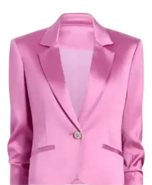 Shop Americas Newsroom 2026 Dana Perino Satin Blazer - Oskar Jacket