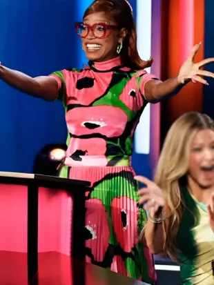 Password S3 Keke Palmer Popp Print Top