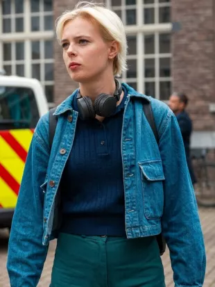 Patience S02 Ella Maisy Purvis Blue Denim Jacket