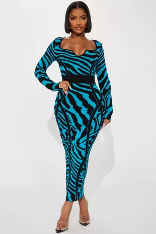 Wild Thing Long Sleeve Maxi Dress