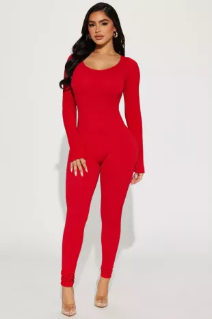 Dominique Metallic Seamless Jumpsuit