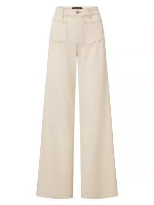 Kasey Mid-Rise Wide-Leg Jeans