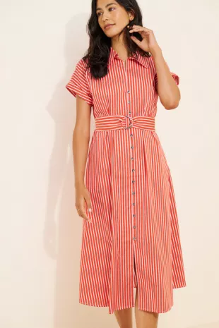 Cotton Poplin Shirtdress