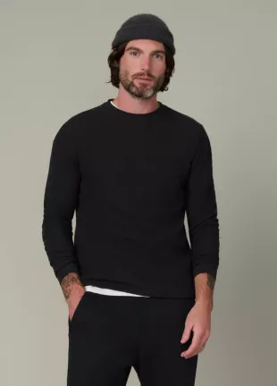 Long Sleeve Waffle Tee