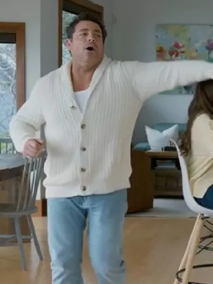 Brennan Elliott A Castle of Our Own White Cardigan