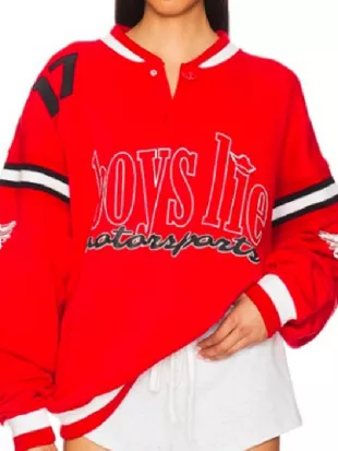 Heart and Hustle Houston S2 Moto Red Sweatshirt