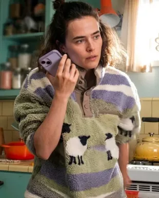 Voicemails for Isabelle 2026 Zoey Deutch Sheep Sweatshirt