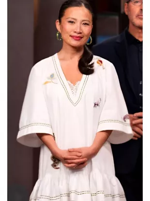 Masterchef AU Season 18 Poh Ling Yeow Ruffled Mini Dress